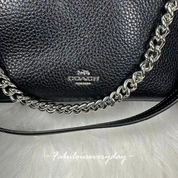 Coach Laurel Small Shoulder Bag With Mirror Charm And Pouch